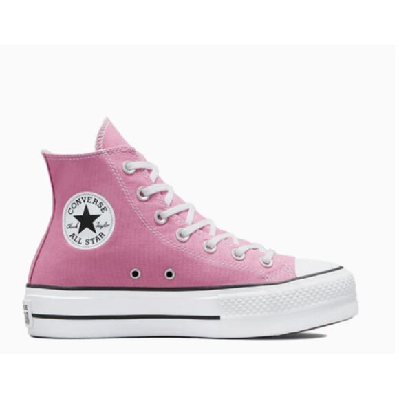 Converse Shoes - Converse Ctas Chuck Taylor All Star Lift Platform High Top Sneakers Pink Size 9